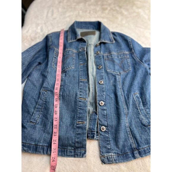 Duck Head Jeans Co. Womens Denim Jacket Button Down With Pockets Light Wash size - Picture 6 of 6